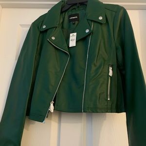 Express Faux Moto (Crop) Jacket